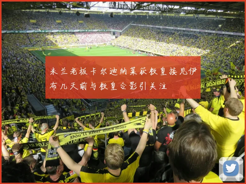米兰老板卡尔迪纳莱获教皇接见伊布几天前与教皇合影引关注